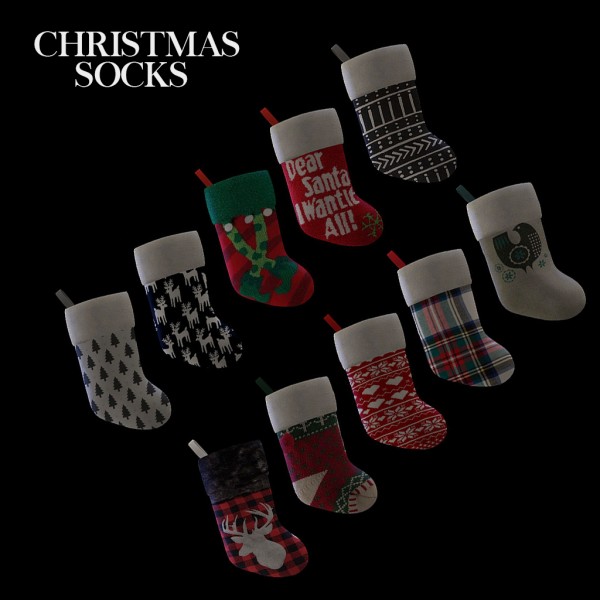  Leo 4 Sims: Christmas Socks