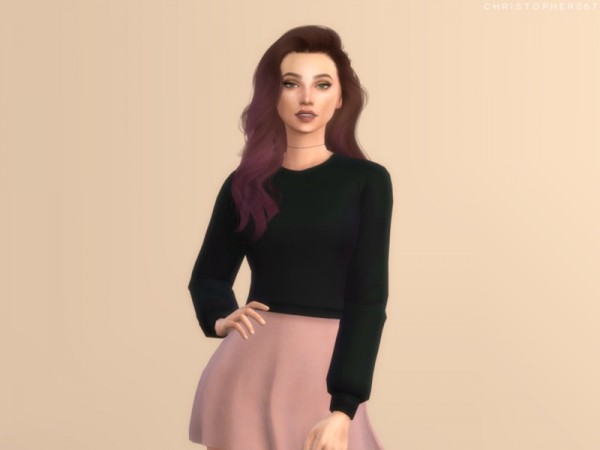  The Sims Resource: Colleen Top by Christopher067