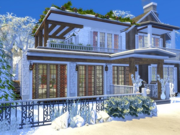  The Sims Resource: Christmas Eve house by Suzz86