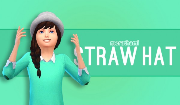  Mora Sims: Petit Collection   Straw Hat