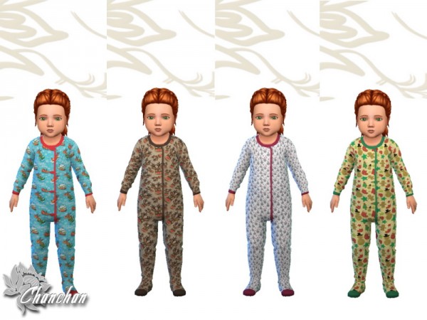  Sims Artists: Christmas sleeping bag pajamas