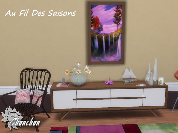  Sims Artists: At the Film of Saisons paintings