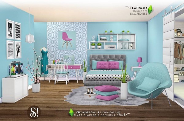  SIMcredible Designs: La femme bedroom