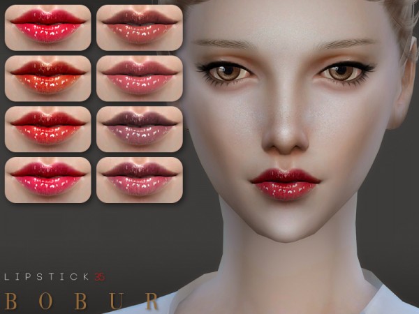  The Sims Resource: Lipstick 35 by Bobur
