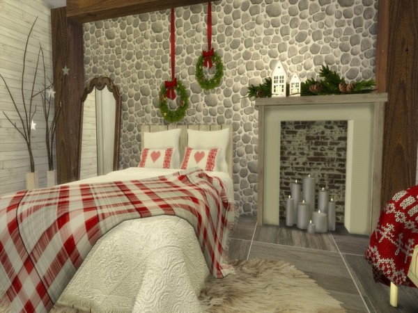  The Sims Resource: Christmas Eve house by Suzz86