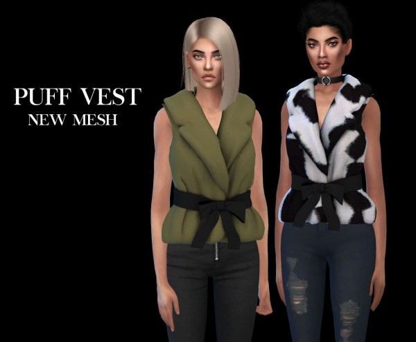  Leo 4 Sims: Puff vest recolored