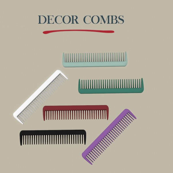  Leo 4 Sims: Decor combs