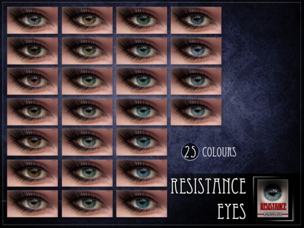  The Sims Resource: Resistance Eyes by RemusSirion