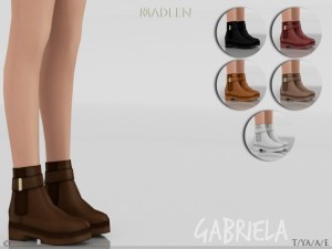 The Sims Resource: Madlen Bradford Boots by MJ95 • Sims 4 Downloads