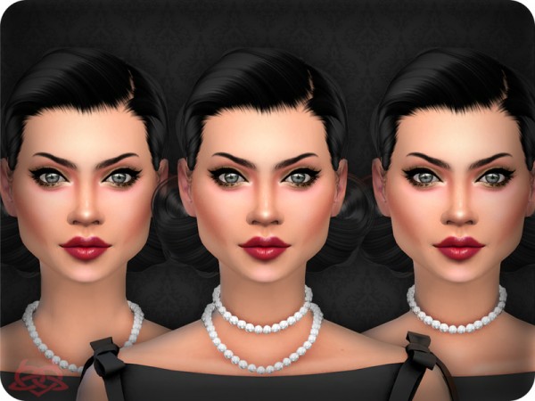  The Sims Resource: Classic Pearls x3 by Colores Urbanos