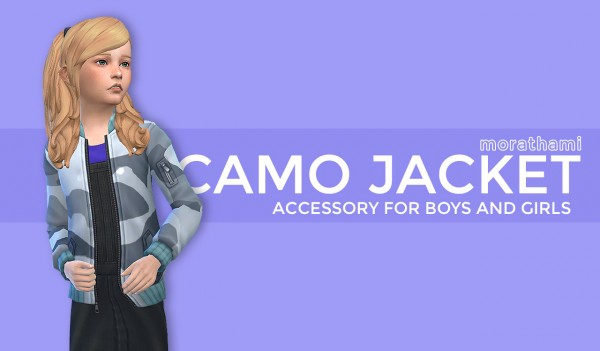  Mora Sims: Camouflage and Patch Jacket Accessory