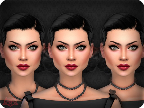  The Sims Resource: Classic Pearls x3 by Colores Urbanos
