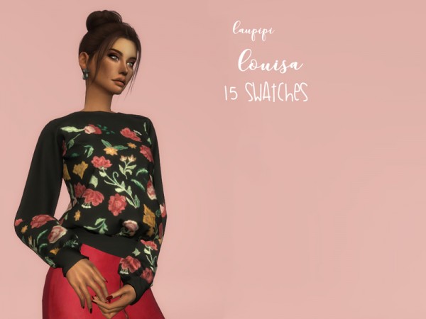  The Sims Resource: Louisa Sweater by Laupipi