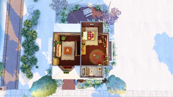  Aveline Sims: Christmas House