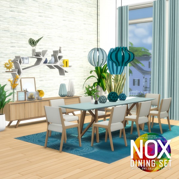  Simsational designs: Nox Dining Set Redux