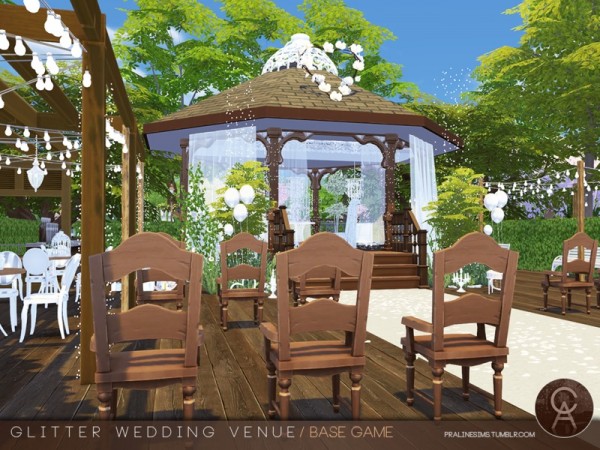  The Sims Resource: Glitter Wedding Venue by Pralinesims