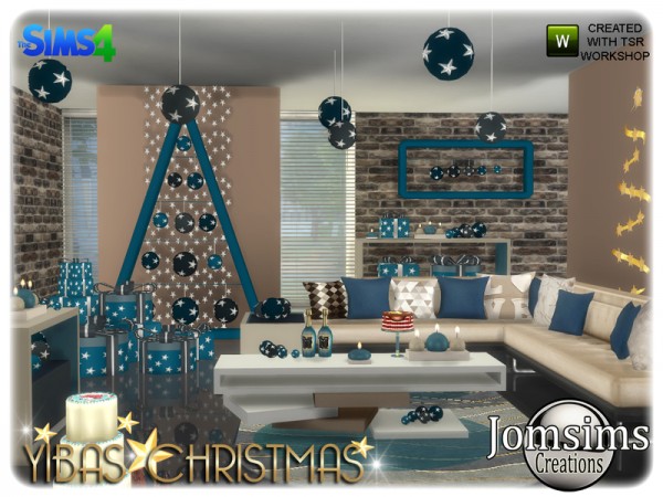  The Sims Resource: Yibas christmas livingroom by jomsims