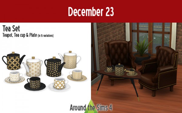 Around The Sims 4: Tea set