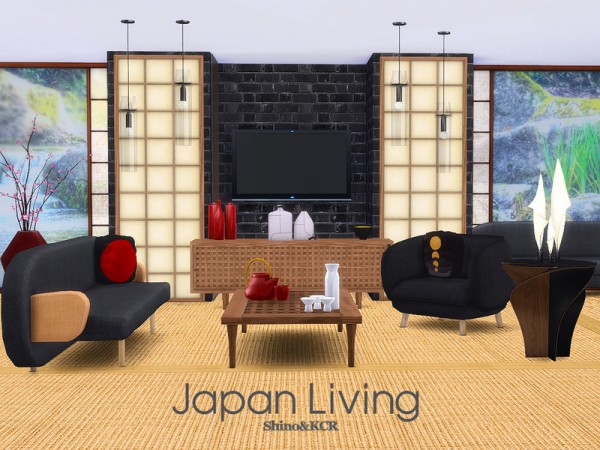  The Sims Resource: Japan Living by ShinoKCR