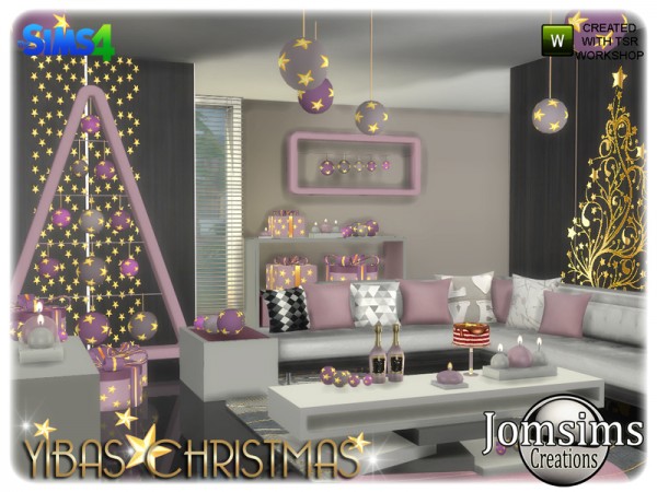  The Sims Resource: Yibas christmas livingroom by jomsims