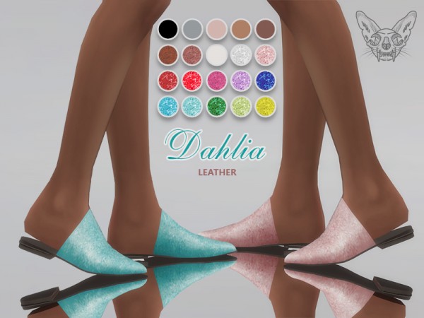  The Sims Resource: Dahlia Slippers by feyona