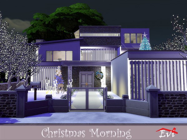  The Sims Resource: Christmas Morning house  by evi