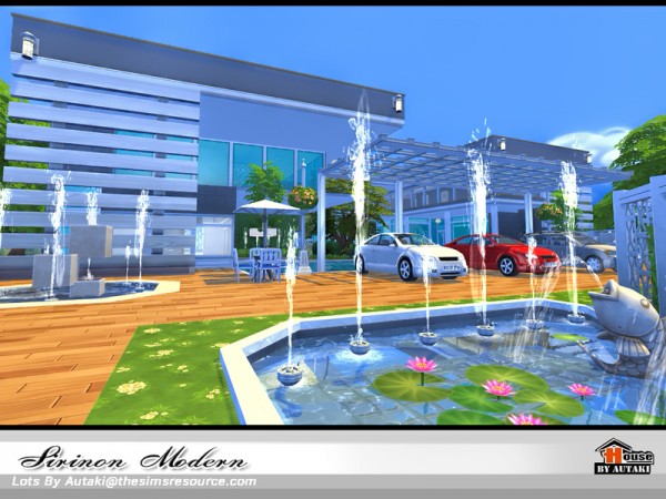  The Sims Resource: Sirinon Modern house by autaki