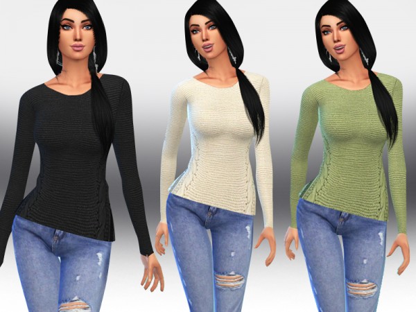  The Sims Resource: Women Casual Pullovers by Saliwa