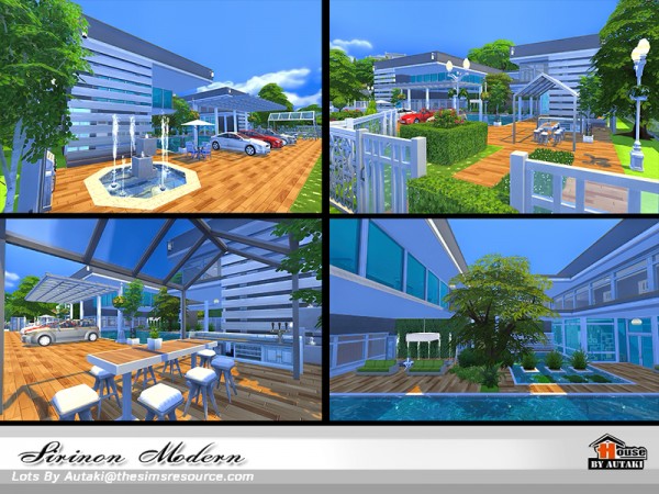  The Sims Resource: Sirinon Modern house by autaki