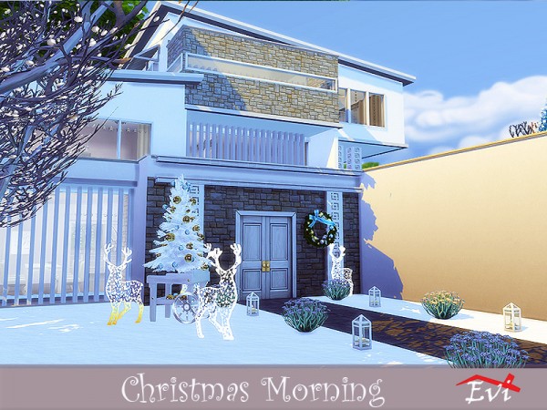  The Sims Resource: Christmas Morning house  by evi