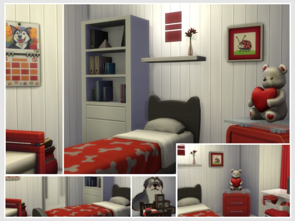  The Sims Resource: Rouge baiser (No CC) by philo