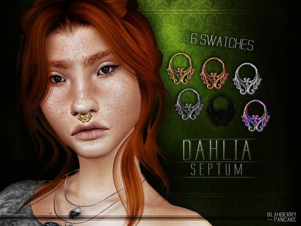  The Sims Resource: Dahlia Septum by Blahberry Pancake