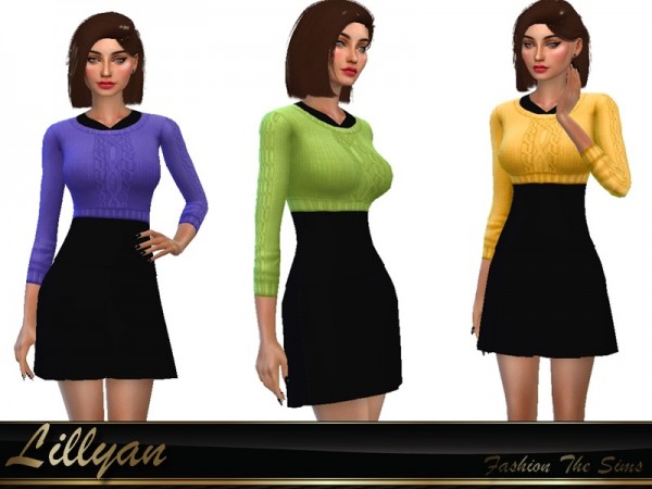  The Sims Resource: Dress by LYLLYAN
