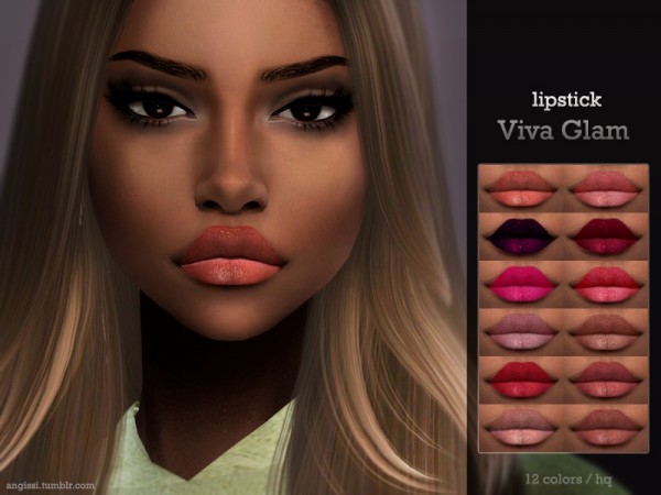  The Sims Resource: Lipstick   Viva Glam by ANGISSI