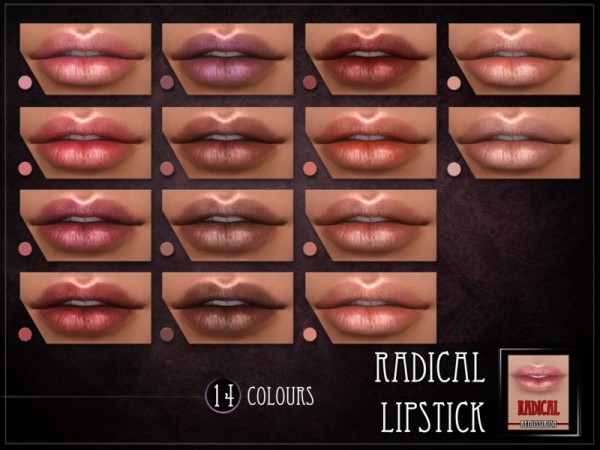  The Sims Resource: Radical Lipstick by RemusSirion