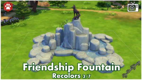  Mod The Sims: Friendship Fountain by Bakie