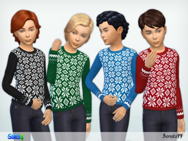  The Sims Resource: Sweater 26 by Sonata77