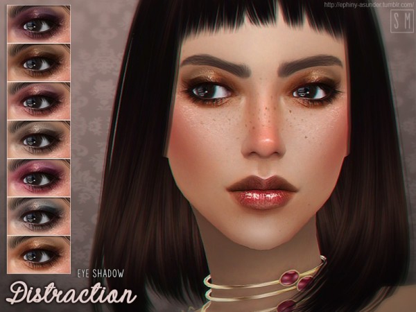  The Sims Resource: Distraction   Eyeshadow by Screaming Mustard