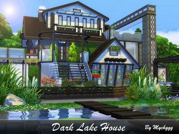 The Sims Resource: Dark Lake House by MychQQQ