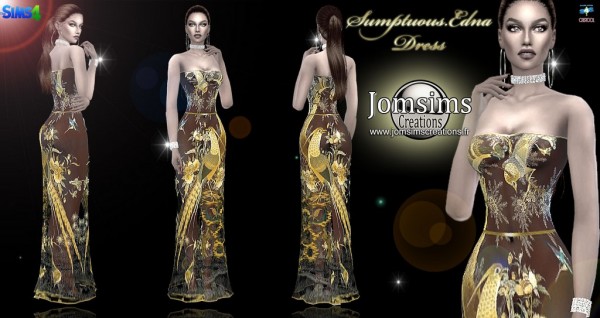  Jom Sims Creations : Sumptuous edna dress