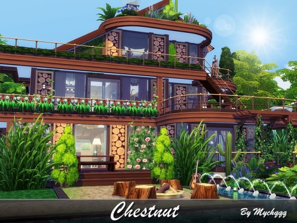  The Sims Resource: Chestnut house by MychQQQ