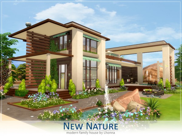  The Sims Resource: New Nature house by Lhonna
