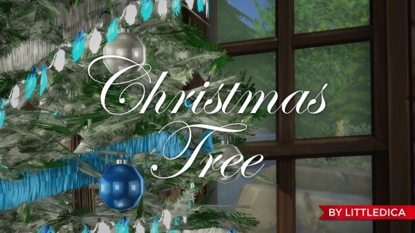  Mod The Sims: Holidays 2017 Christmas Tree by littledica