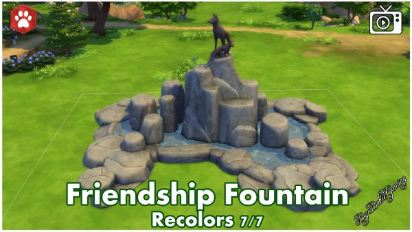 Mod The Sims: Friendship Fountain by Bakie