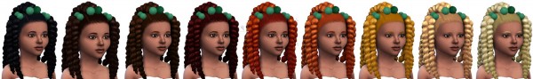 Onyx Sims: Precious hair retextured for toddlers