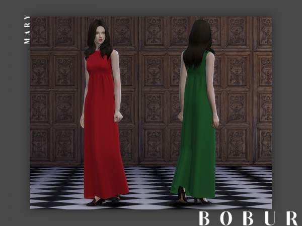  The Sims Resource: Mary Dress by Bobur3