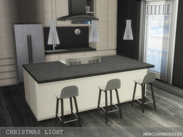  The Sims Resource: Christmas light house by Merci
