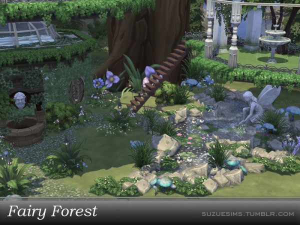  The Sims Resource: Fairy Forest house by Suzue