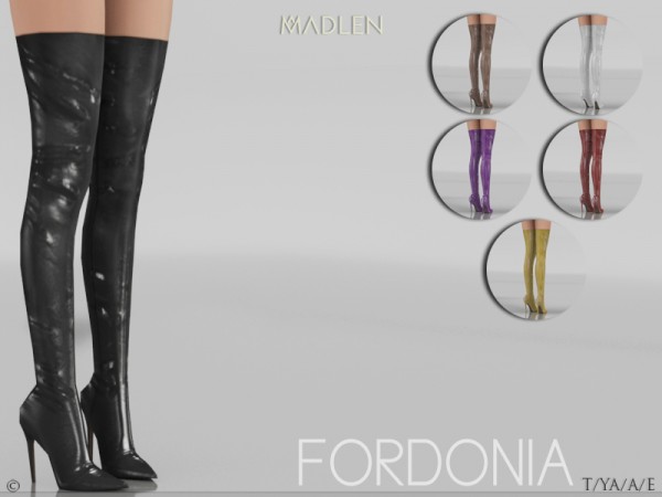  The Sims Resource: Madlen Fordonia Boots by MJ95