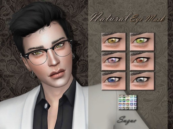  The Sims Resource: Natural Eye Mask N3 by Suzue